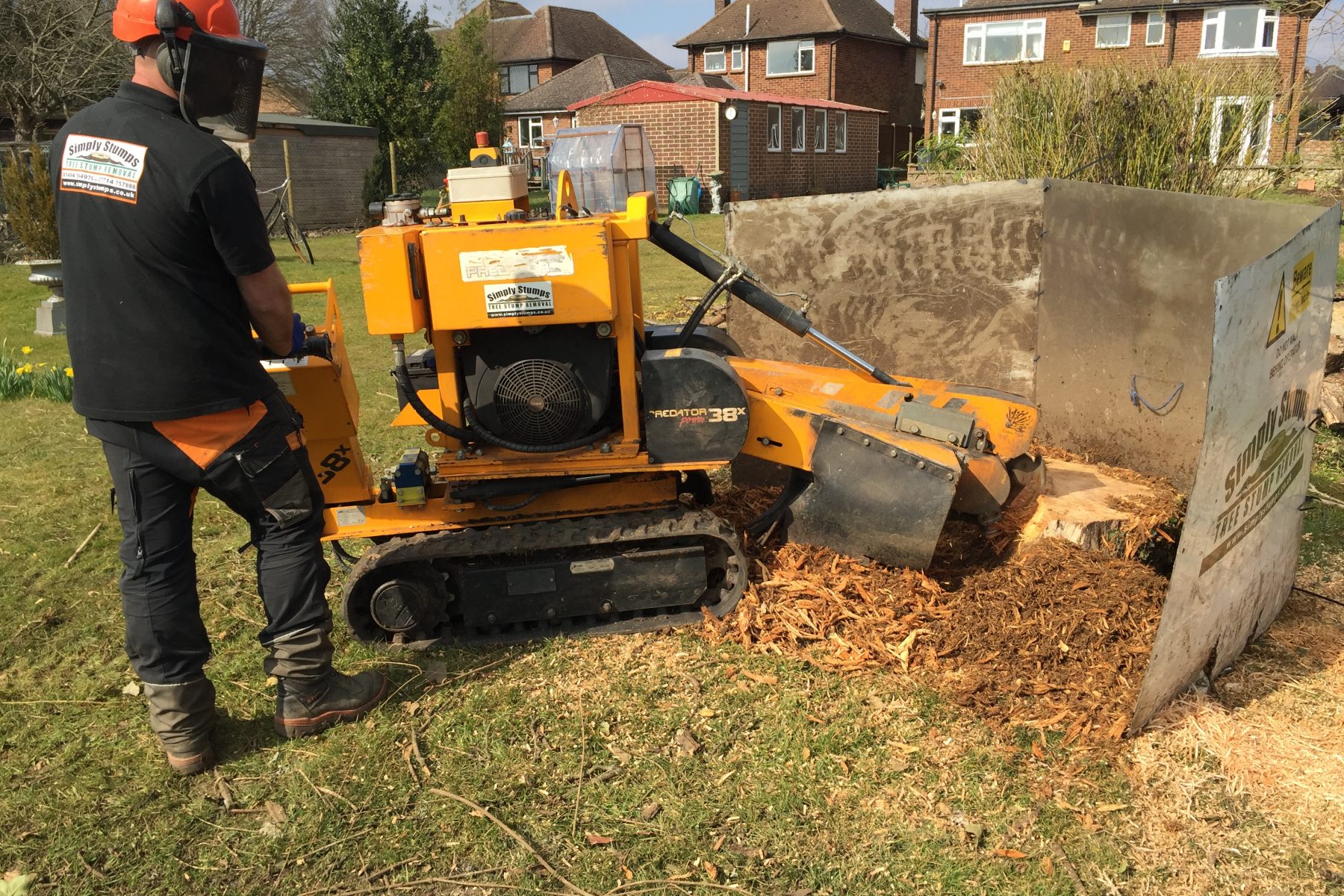 stump grinding leaving chips, 37024 Brentwood TN